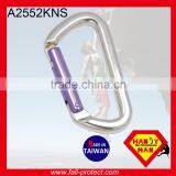 28KN Super D Type Rock Climbing Aluminum Carabiner With Straight Gate thumbnail-2