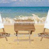Solid Wood Beach Chair and Folding Chair thumbnail-3