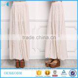 Boho Inspired Skirt Floral Crochet Trim Fancy Skirt Top Designs thumbnail-1