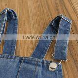 2017 Wholesale Ripped Jeans Little Girls Summer Denim Straps Shorts With Fringe thumbnail-3