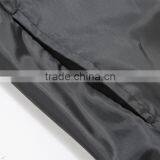 Manufacturer From Jiangxi Men's Waterproof Jacket Black Color Open Fly With Zipper 100% Polyester AC Coated With 1x1 Rib thumbnail-5