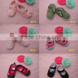 2016 Newborn Baby Cotton &lace Caucal Shoes Baby Walker Chevron for Spring and Autumn thumbnail-6