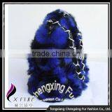 CX-H-13A Genuine Rex Rabbit Fur Designer Fashion Women Hand Bag thumbnail-5