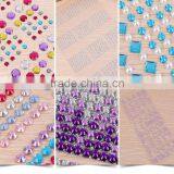 3d Custom Radiant DIY Acrylic Rhinestone Stickers Mobile Phone Crystal Case Self Adhesive Rhinestone Crystal Sticker thumbnail-3