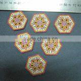 Cotton Embroidery Floer Patch Design