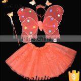 Girls Fancy Dress Angel Wings With Tutus Party Wears New Products thumbnail-5