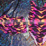Orange and Fuchsia Tiger Print Little Girl Leotard thumbnail-1