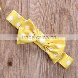 Girl Yellow Polka Dot Swimsuit Baby Summer Pageant Wears thumbnail-4