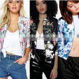 Zm50359b Hot Sale Womens Coat Fashion Flower Ladies Jackets and Coats thumbnail-1