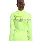 New Design High Quality Elastic Women Long Sleeve Blank Sports Tshirt thumbnail-2