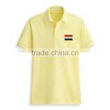 Embroidery Flag Bulk Polo Collar Design 100 Cotton Most Popular Color T-shirt thumbnail-2