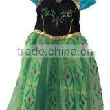 Kids Girls Princess ANNA Dress Queen Cosplay Costume Fancy Dress&Crown thumbnail-2