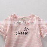 Wholesale Summer Cotton Priting Kids Girl Short Sleeve t Shirts thumbnail-5