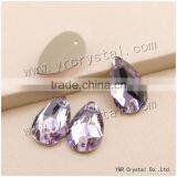 Violet Teardrop Flat Back Rhinestones Sew on Stones thumbnail-3