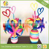 Hot Selling Double Color Chenille Stem Cure- Pipe Cleaners DIY Handicraft Creative Toys for Kids thumbnail-6