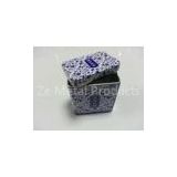 Rectangular Tin Tea Canisters For Tieguanyin And Wuloog Tea Packing
