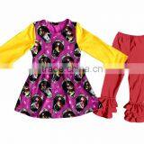 2017 New Arrival Cute Halloween Party Clothing for Girls Design Kids Toddler Girl Clothing Sets thumbnail-2
