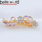 Elegant Bowknot Alloy Rhinestone French Barrette Hair Clips thumbnail-4
