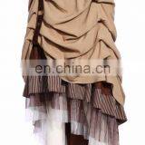 Steampunk Long Asymetrical Style Layered Skirt thumbnail-3
