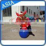 Kids & adults inflatable pony hops / jumping horse for family party