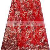 Fushia Pink Wholesale African Lace Fabrics thumbnail-1