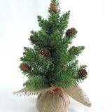 Artificial Christmas Burlap Tree