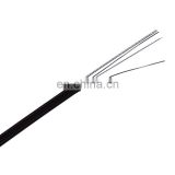 duplex dielectric strength member FTTH drop optic cable for outdoor aerial application