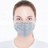 Filtering Activated Carbon Foldable Mask Anti-smoke Half Face Masks With Aluminum Nose Clip thumbnail-2