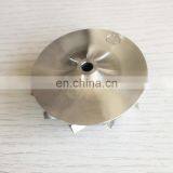 GT15 - 25 40.10/52.19мм 6 + 6 лезвий 436131 - 0001 турбина из слитого металла/фрезерованная/из алюминия 2618 с высокой производительностью, колесо компрессора thumbnail-3