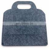 Set of 3 Felt Storage Boxes Felt Storage Organizer Box Basket thumbnail-7