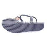 Trendy Flip Flop Style Stylish Strap Pailleter Flat Sandals for Women With Elastic Ankle Loop thumbnail-4