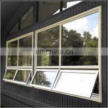 New Design Double Tempered Glass Cheap Aluminum Awning Window thumbnail-1