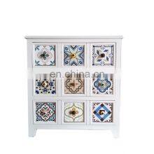 Home Furniture Vintage Colorful Drawing Cabinet With Drawers thumbnail-3