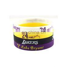 High Quality Rubber Silicone Bracelet Wrist Bands Sport Customized Silicon Wristband