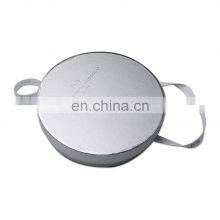 Chocolate Paper Gift Candy Packaging With Ribbon Luxury Christmas Candy Round Packaging Box thumbnail-3