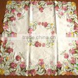 Fantastic Emroidery Table Cloth Satin Table Cloth Wholesale Tablecloth Wedding Tablecloth thumbnail-1