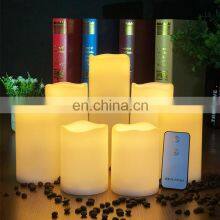 Plastic High Quality Led Candle Light Electric Candle With 2 Buttons Remote Control thumbnail-3