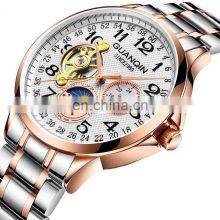 Guanqin 16212 Cheap Price Men Automatic Watches Custom Mechanical Tourbillon Fashion Logo Watches thumbnail-1