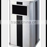 Waste Bin Container /Outdoor Metal Litter Bin/Dustbin/Garbage Trash Bin thumbnail-3