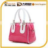 Smooth Leather Bright PU Handbag thumbnail-1