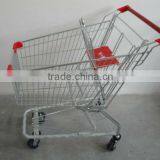 Galvanized Shopping Trolley Hand Supermarket Galvanized Trolley