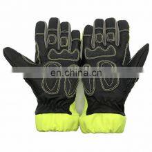 Firefighter Rescue Fire Resistant Heat Insulation Protection Sheepskin Safety Firemen Working Gloves thumbnail-3