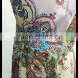 The New 2015 Women Printing Silk Evening Dress thumbnail-4