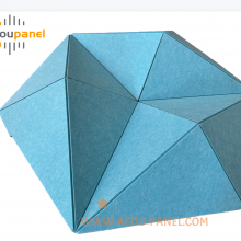 Acoustic Sound Fireproof Polyester Fiber Acoustic Wall Panels With Fabrication Grooving thumbnail-3
