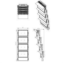 High-brightness, Energy-saving, High-power 2000w Copper Tube Led Floodlights for Stadiums, Used in Sports Venue Construction Lighting thumbnail-5