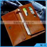 5.5 inch Universal Mobile Phone Case Leather Wallet Card Pocket for all Mobile Phone Case