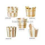 Natural Color Decorative Cheap Mini Wooden Barrels thumbnail-6