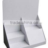 Fashion White Countertop Paper Cardboard Counter Displays Easy to Assemble thumbnail-1