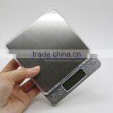 60 Second Auto Off 2000g 10cm x 10cm Square Metal Tray I2000 Kitchen Scale thumbnail-4