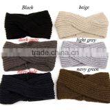 Europe and America Hot Selling Fashion Trendy Lady Girls Plain Sports Knitted Headband thumbnail-6